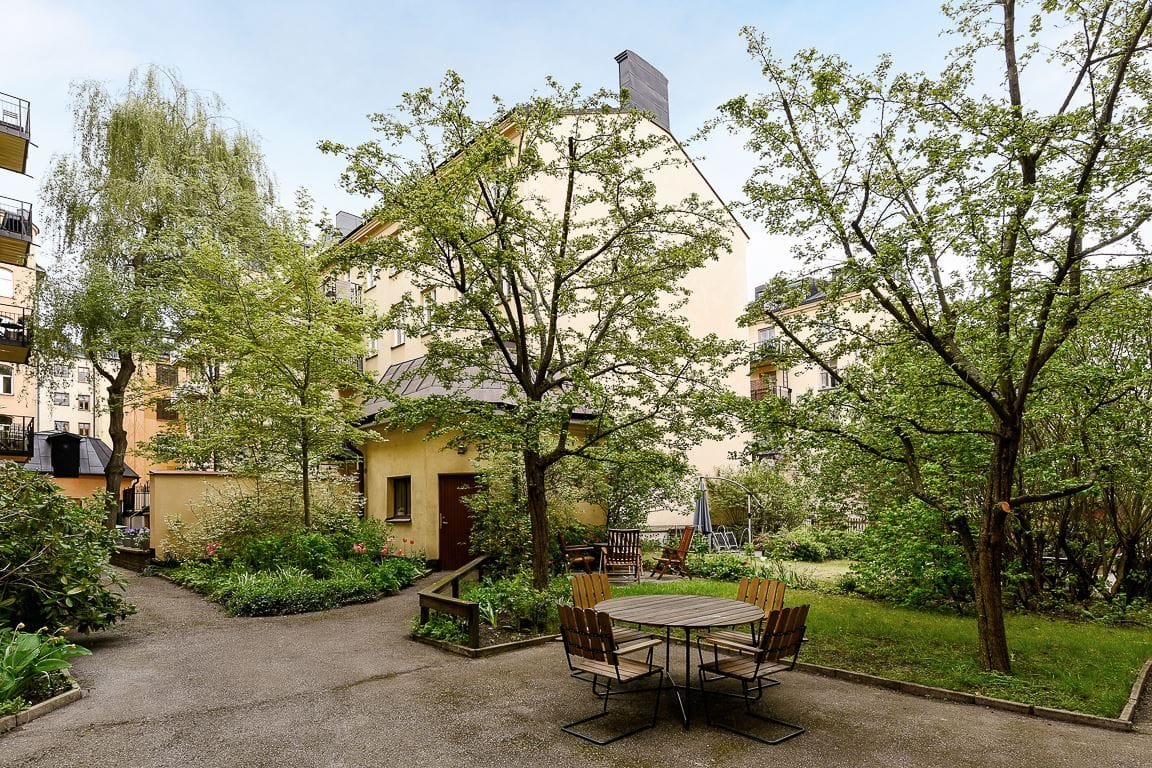 Föreningens mysiga innergård