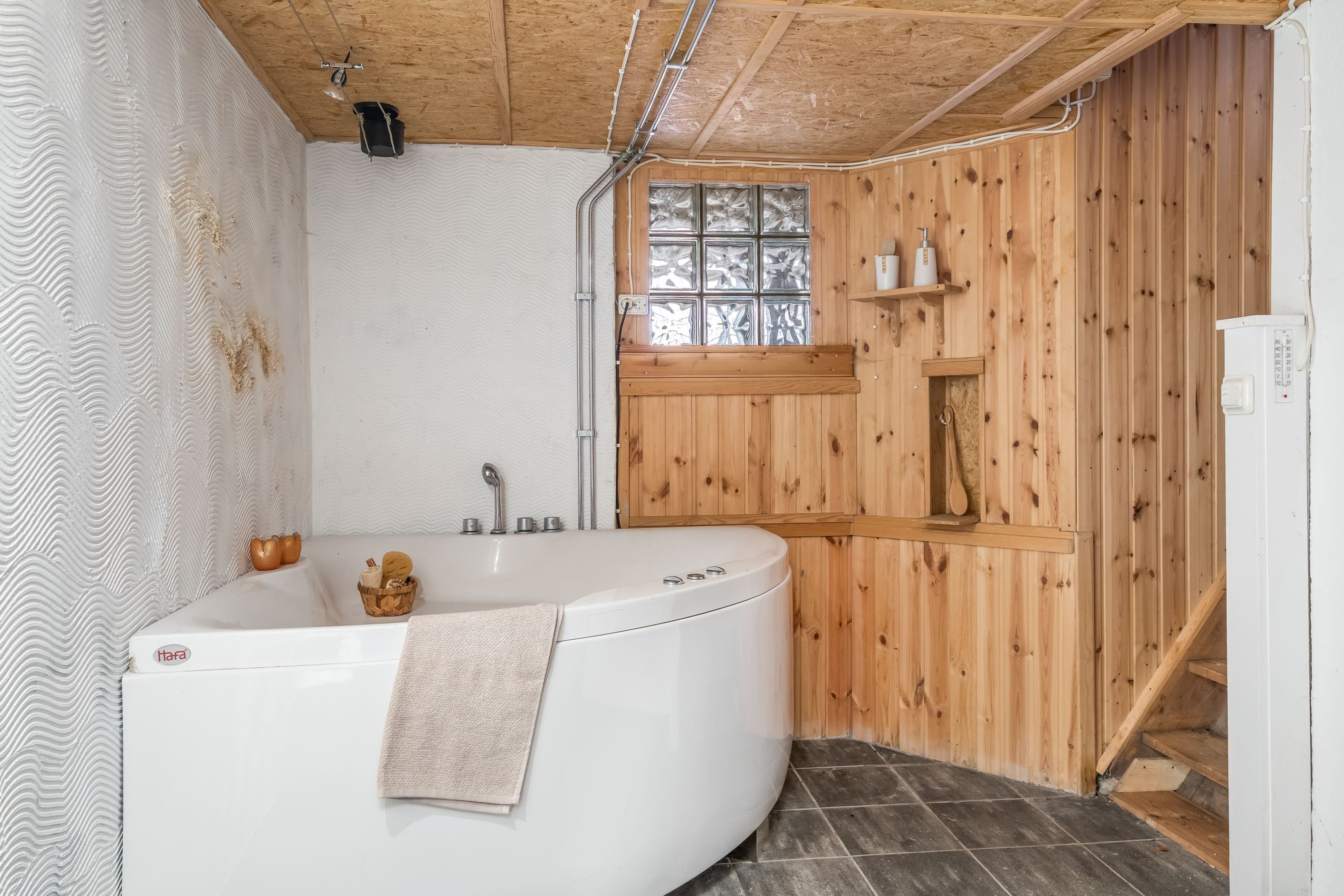 Spa i källaren på annexet