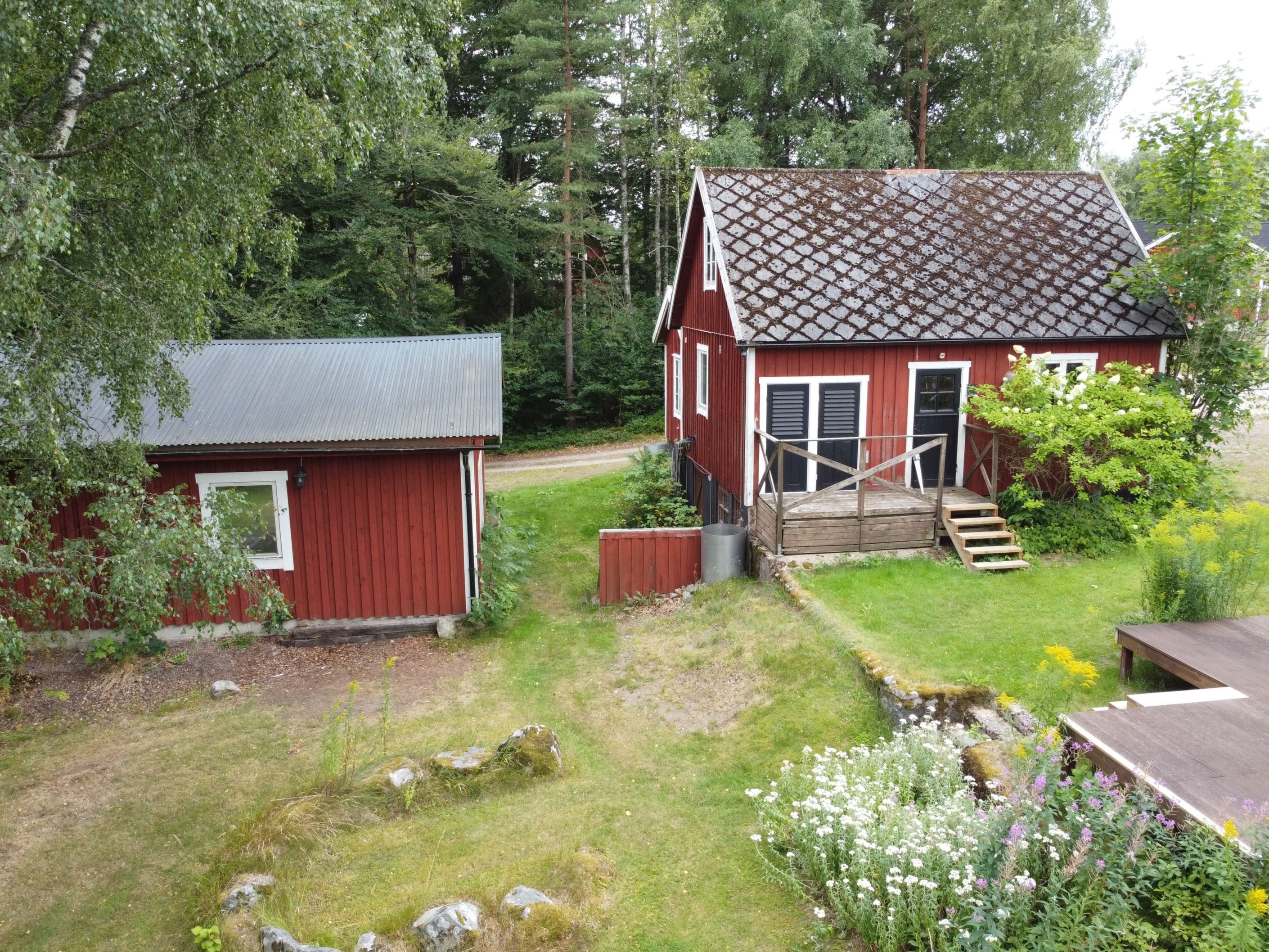 Annex med hobbyrum och spa