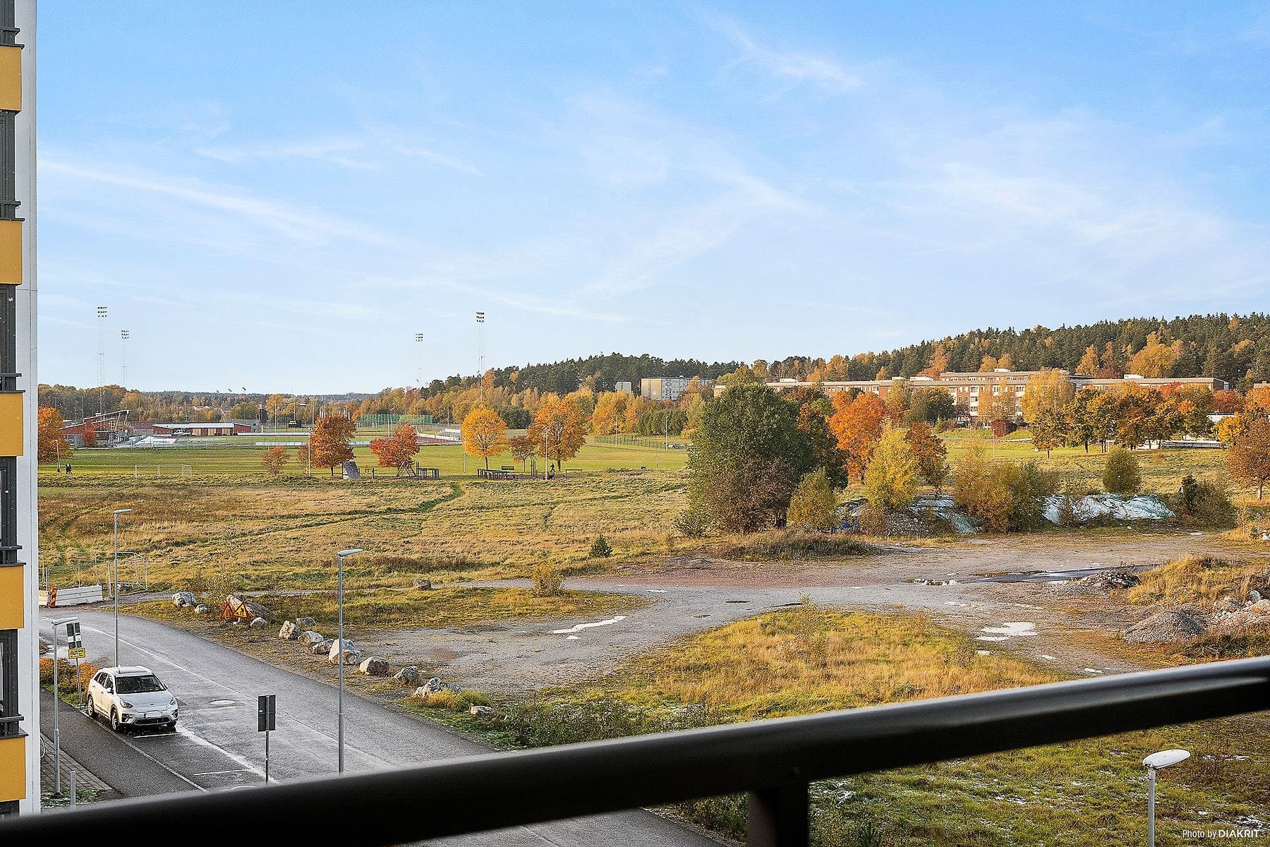 Utsikt från balkong