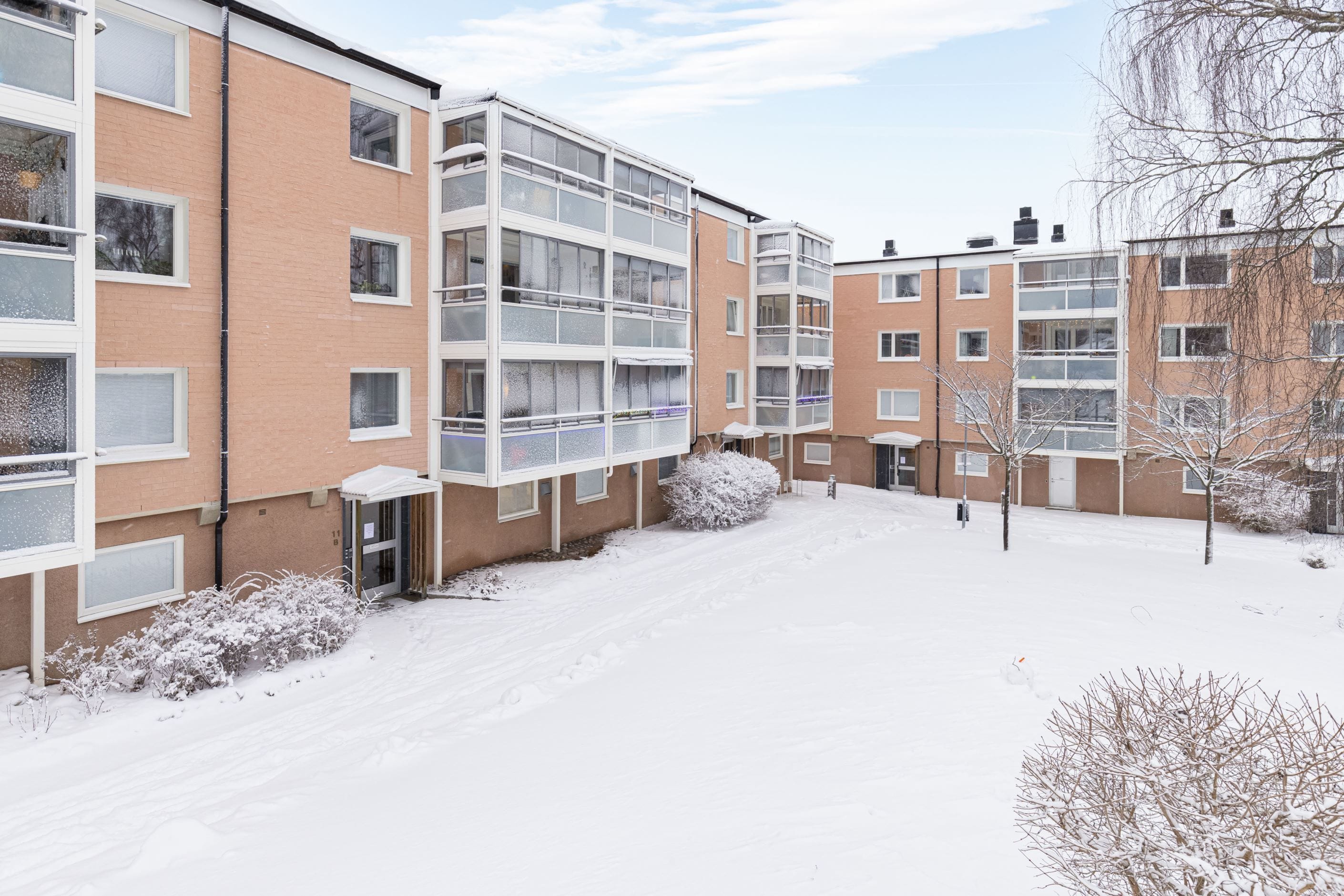 Välskött innergård