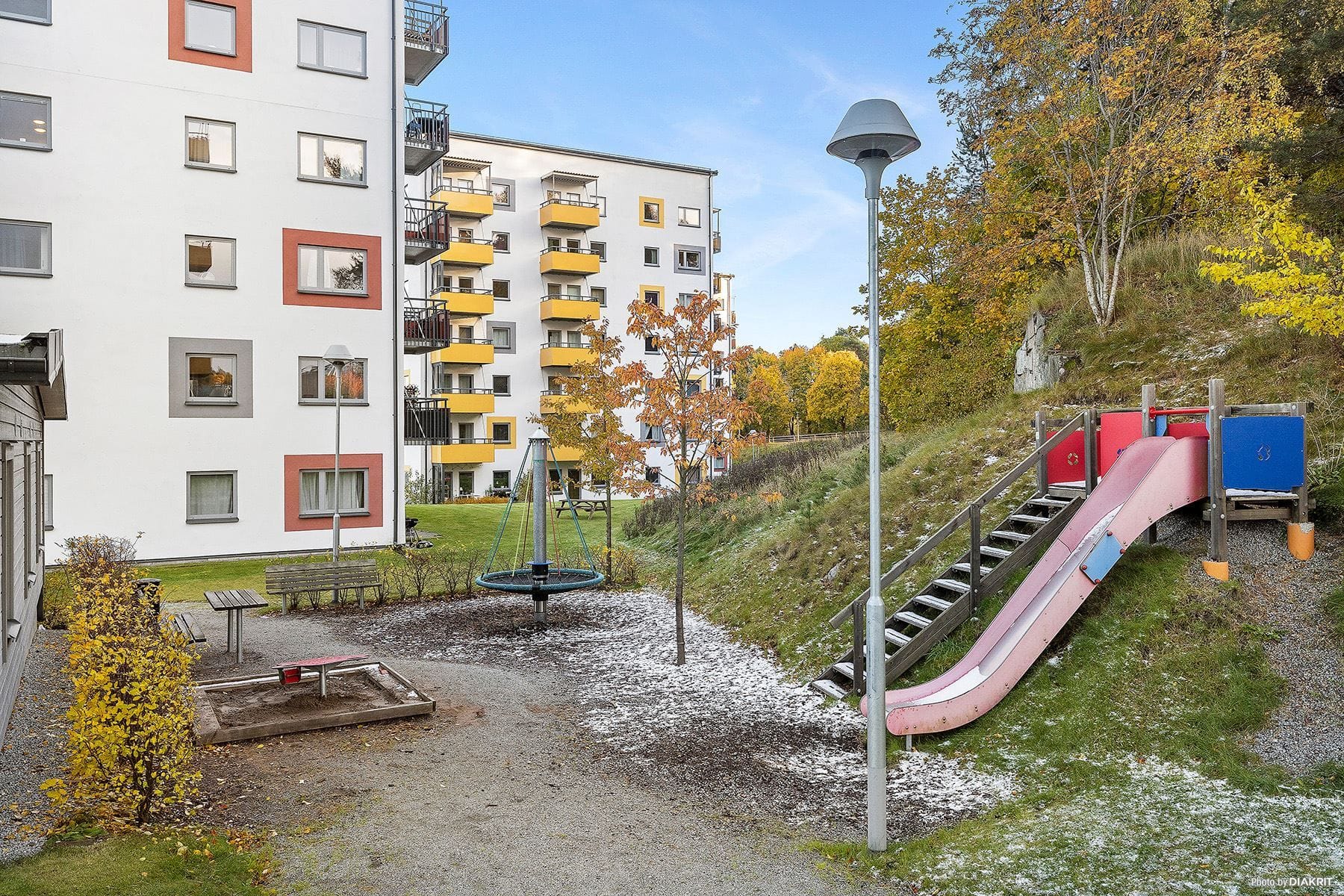 Lekplats i området