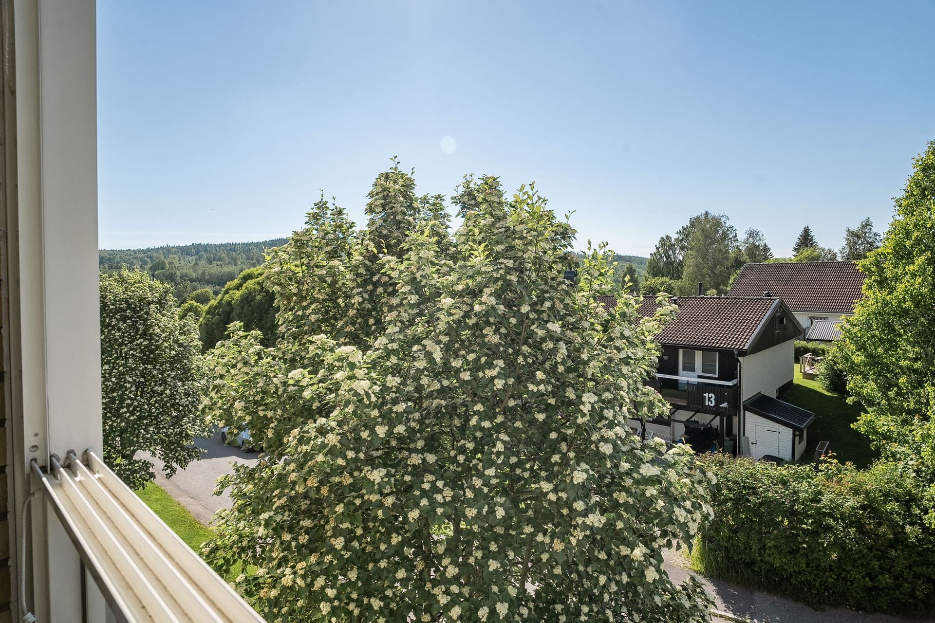 Vy från balkongen