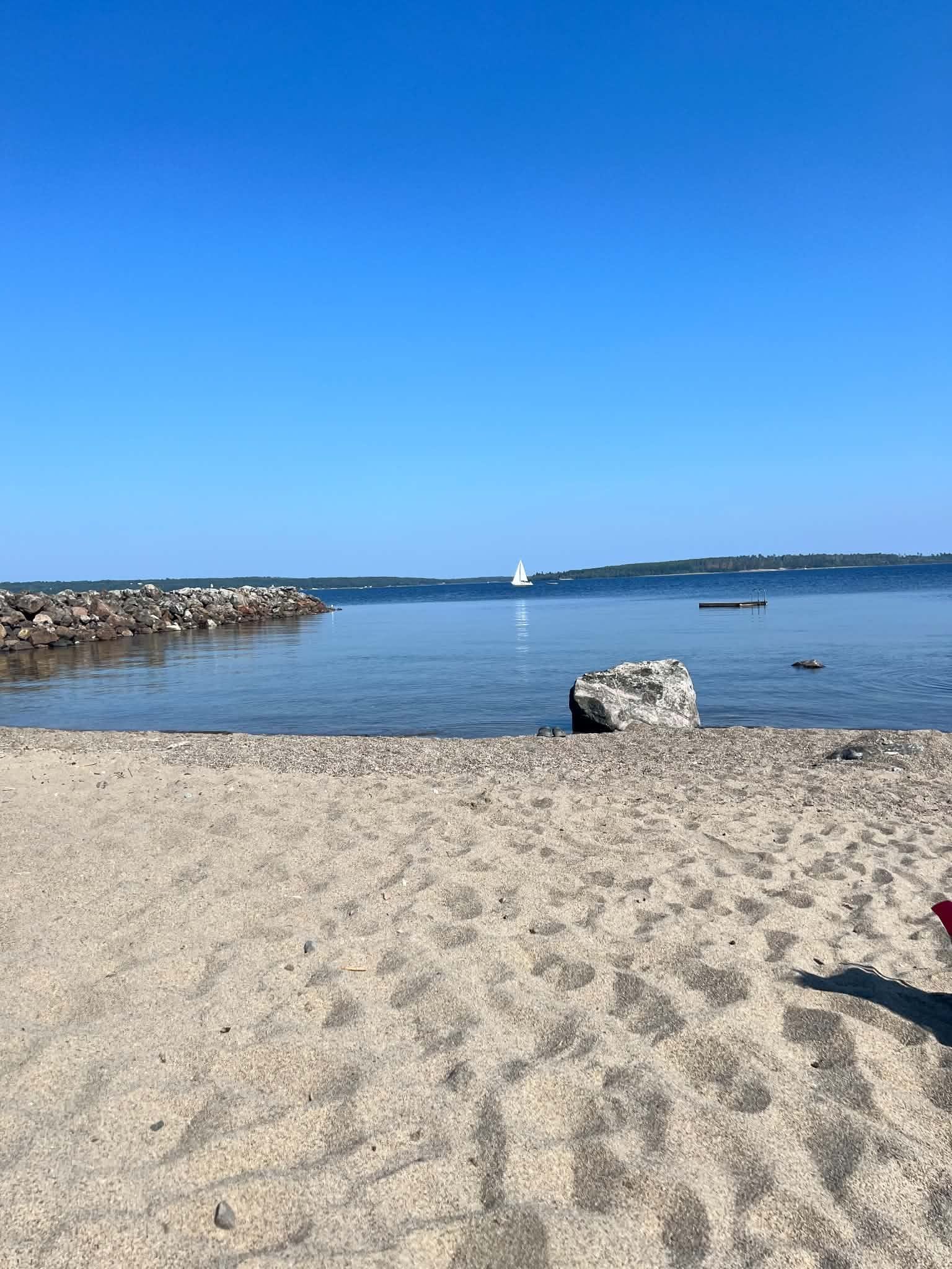 Vägföreningens gemensamma badplats