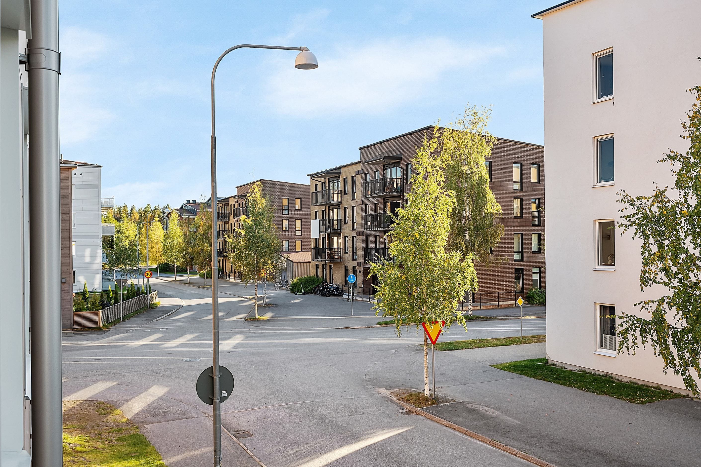 Vy från fransk balkong