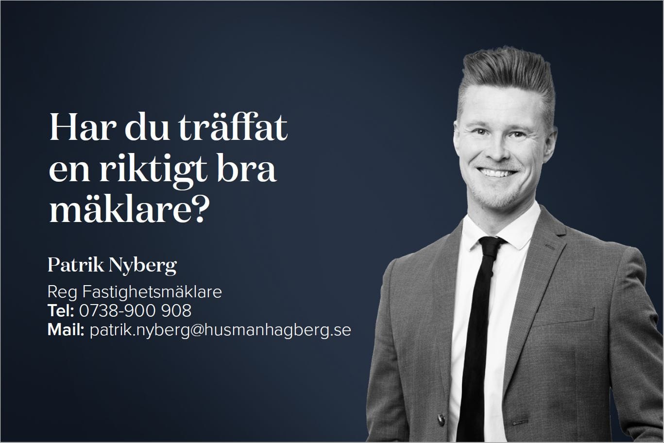 Jag ger dig en fri värdering!