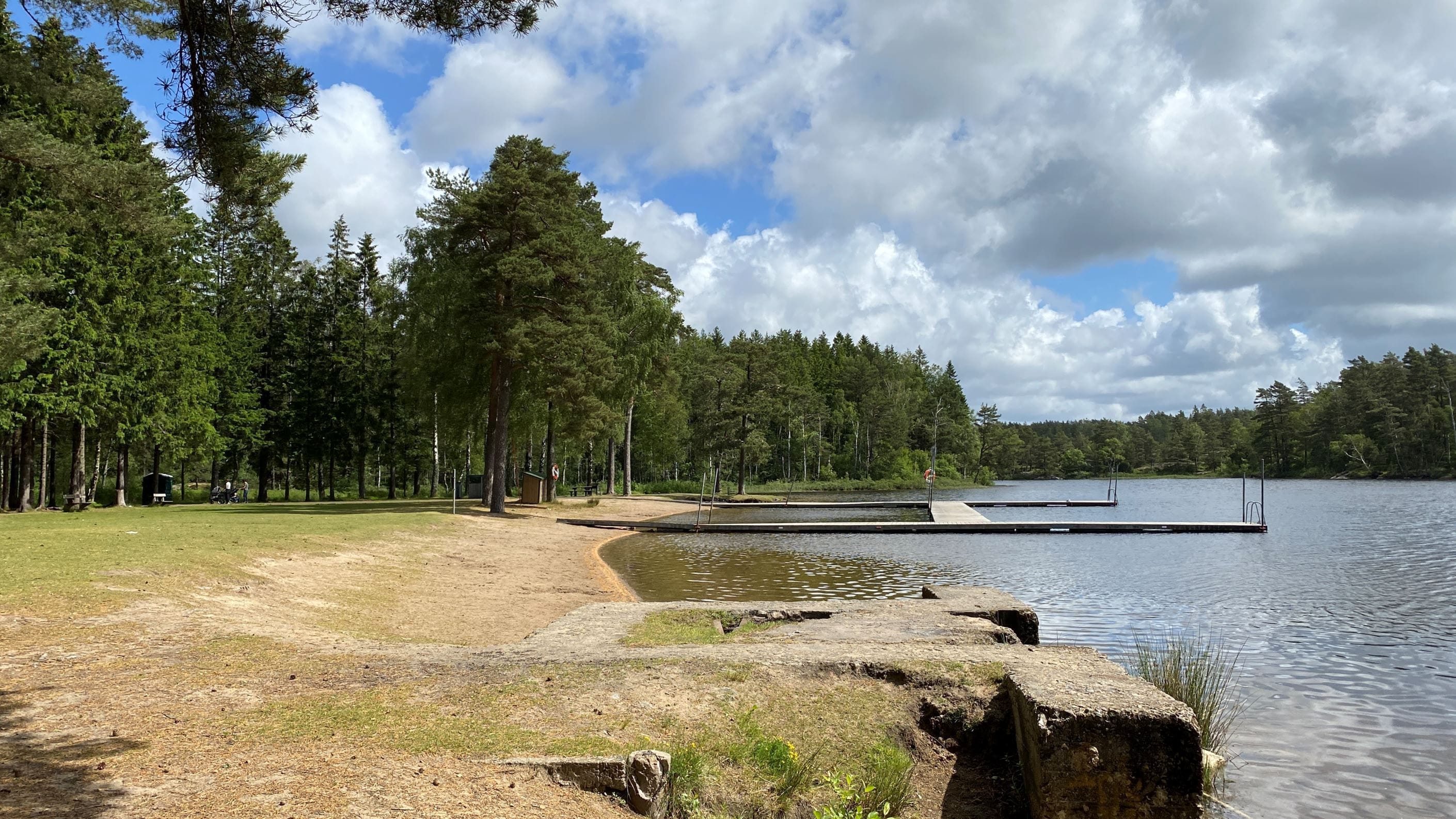 Fin badstrand