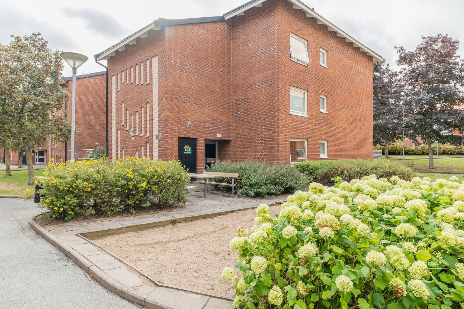 Innergården/fastigheterna i föreningen