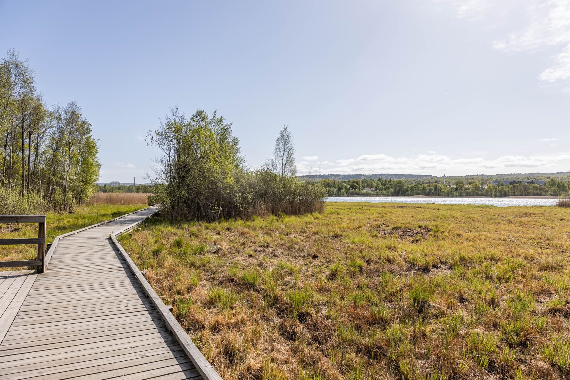 Rocksjön runt på nära avstånd via Liljeholmsparken