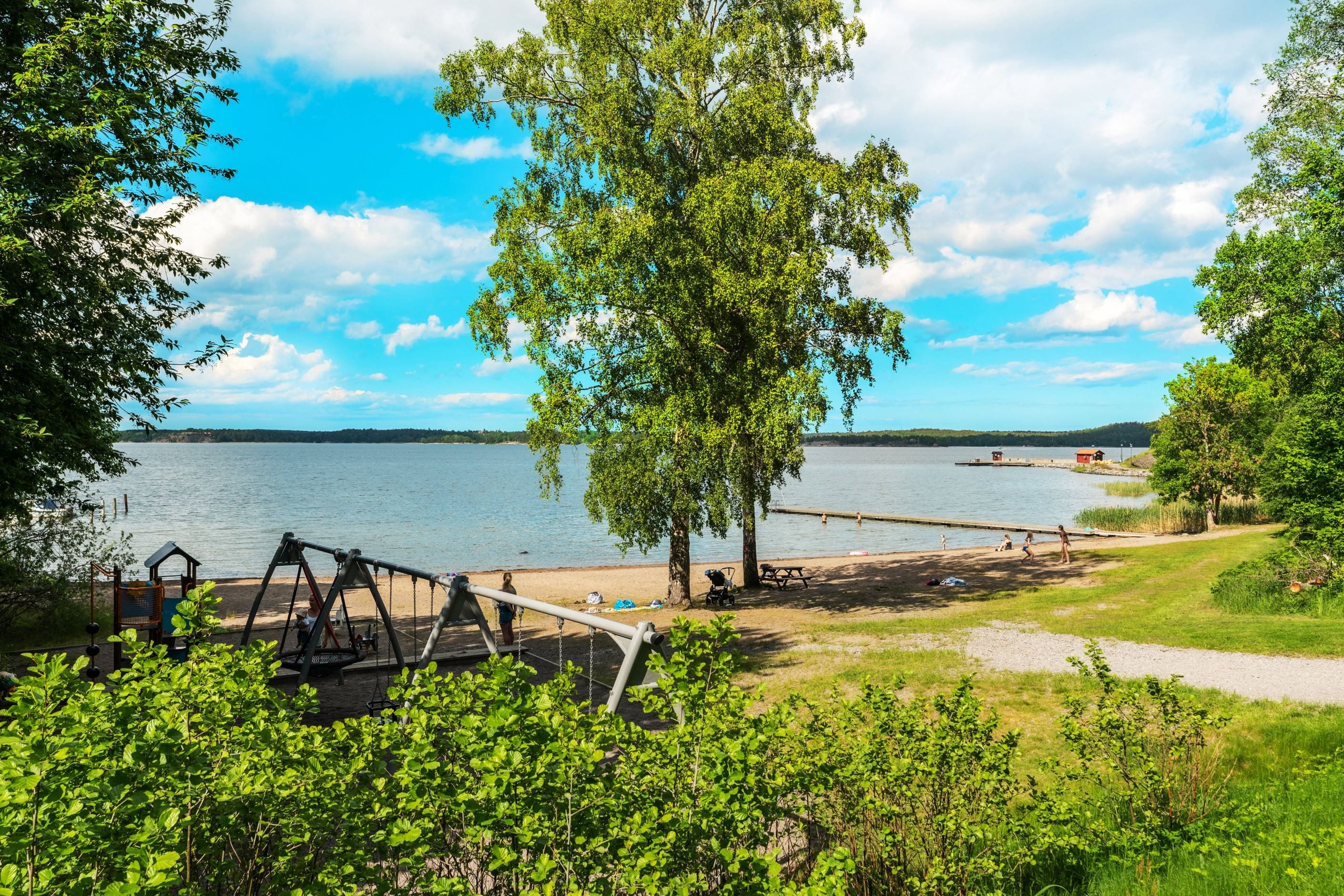Badplats i Trinntorp