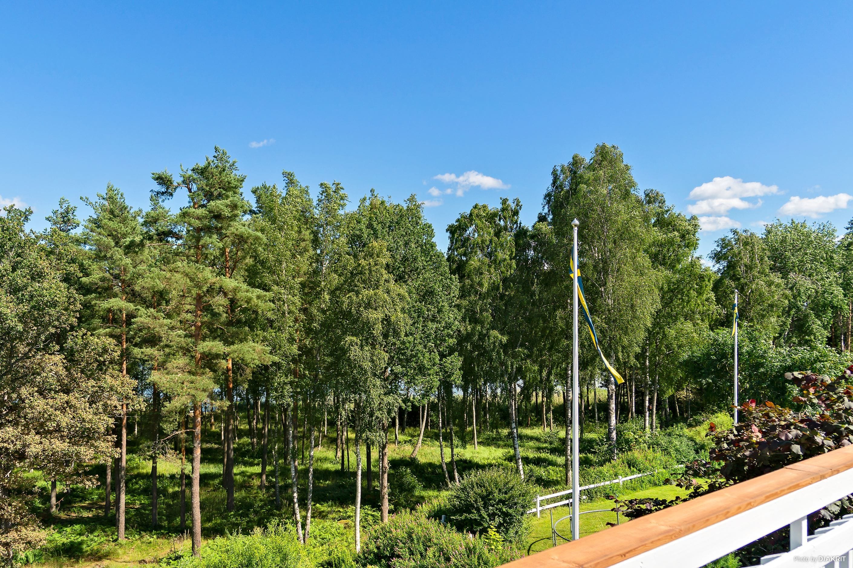 Sjöutsikt från takterrass