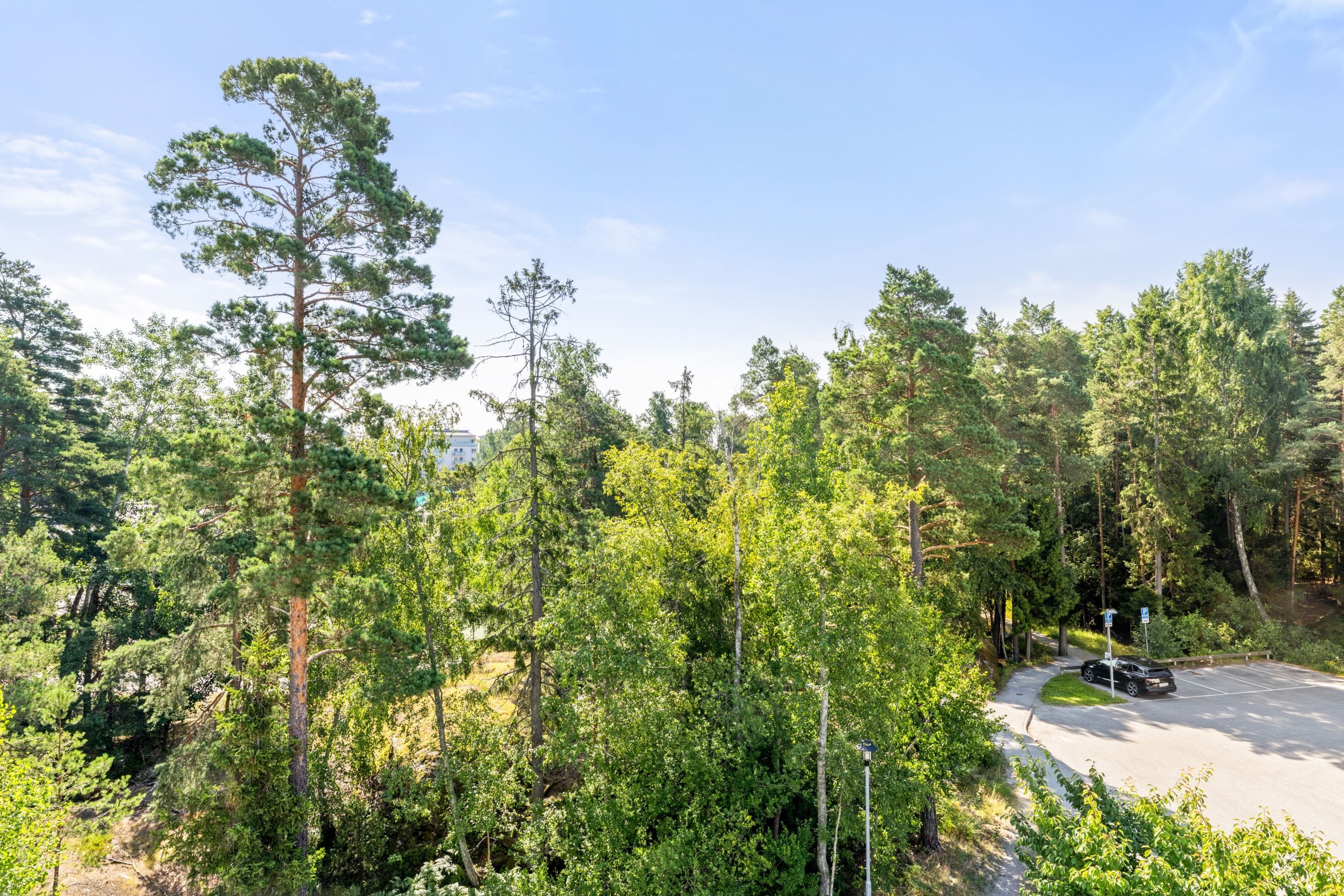 Utsikt från balkong