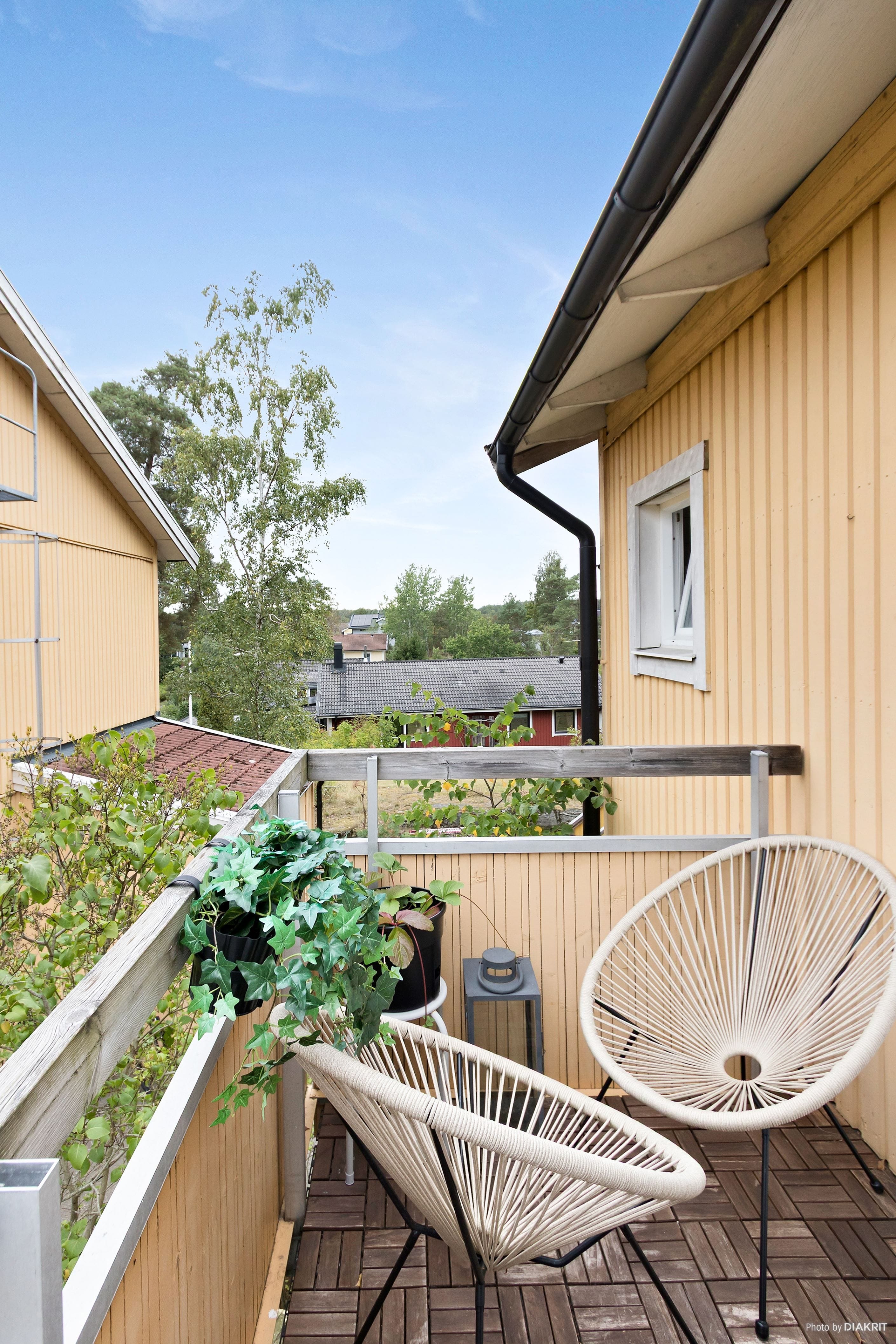 Balkong med utsikt