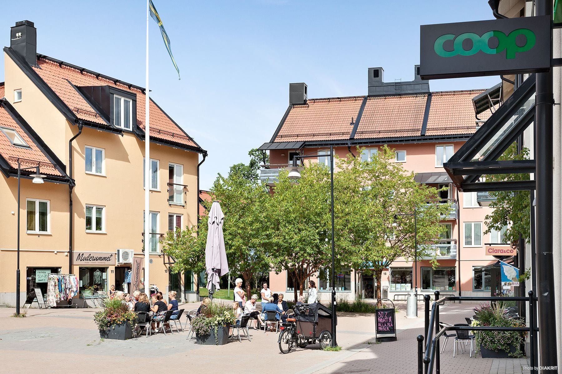 Strandtorget i Tyresö Strand