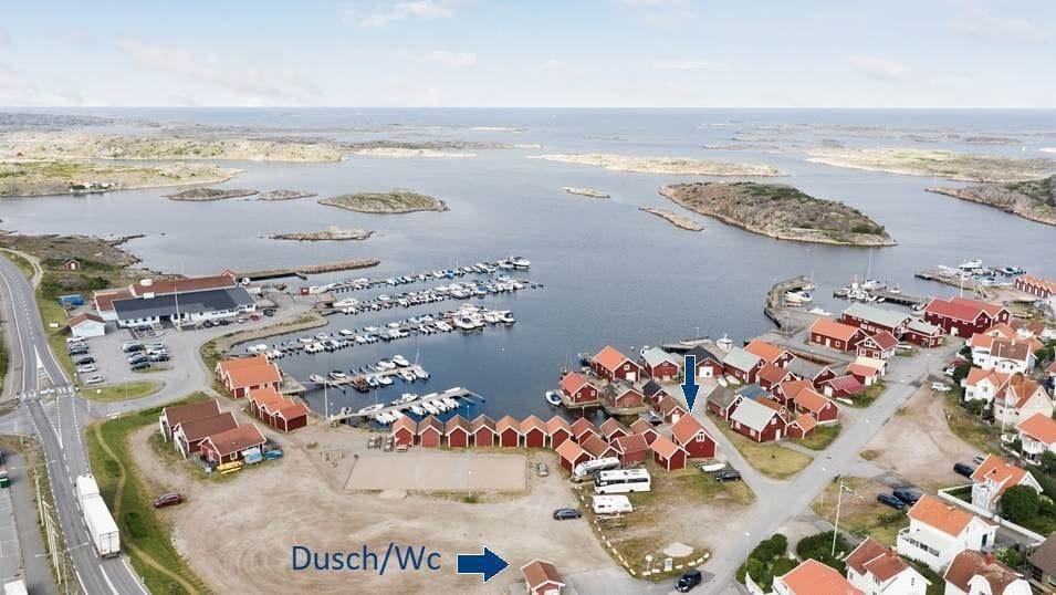Här är sjöbod och servicehus