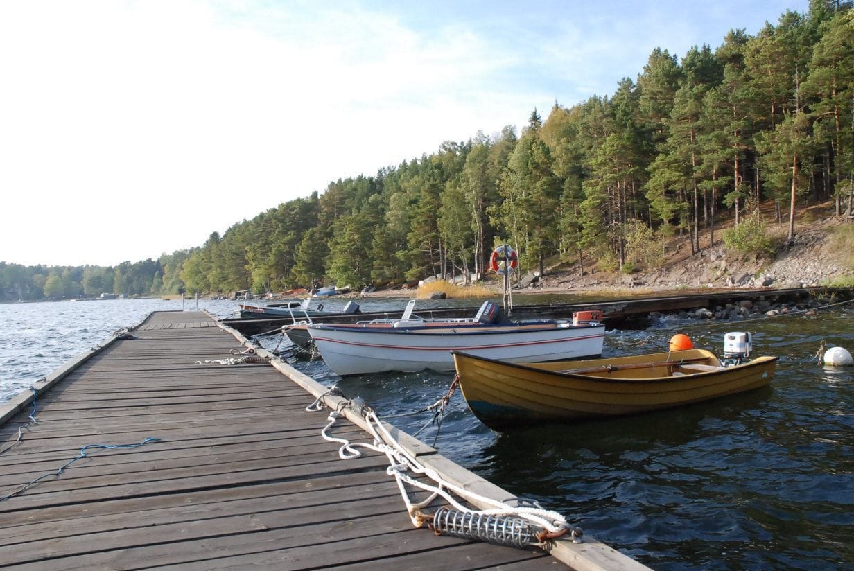 Båtplatser vid Grönskan