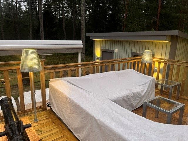 Säljarens bilder - belysning uteköket