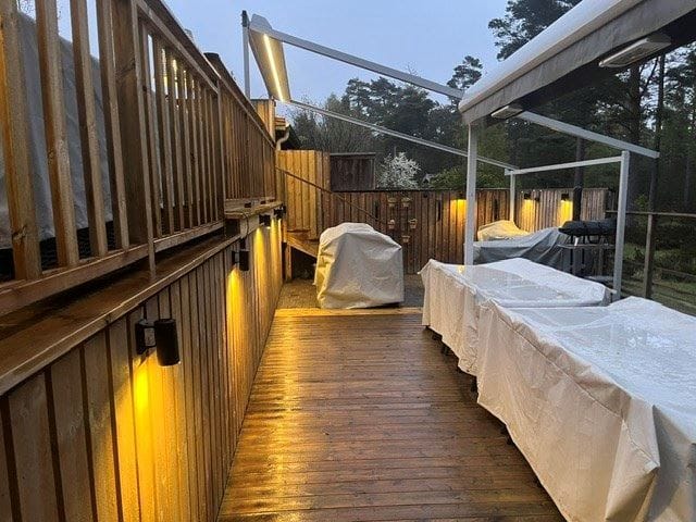 Säljarens bilder - belysning uteköket