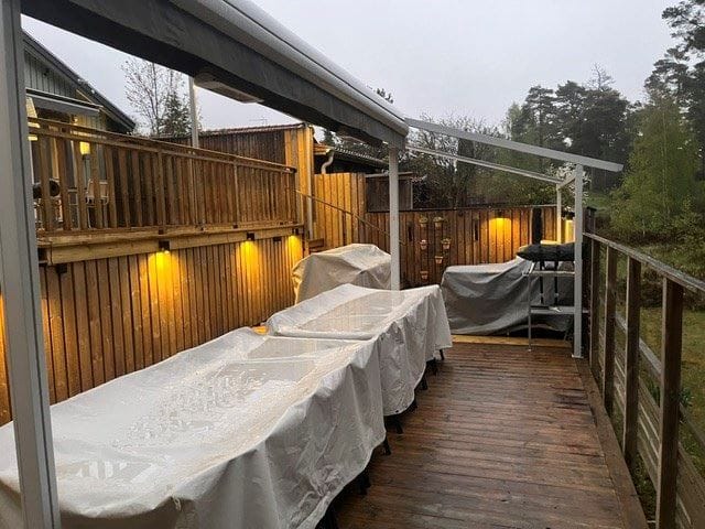 Säljarens bilder - belysning uteköket