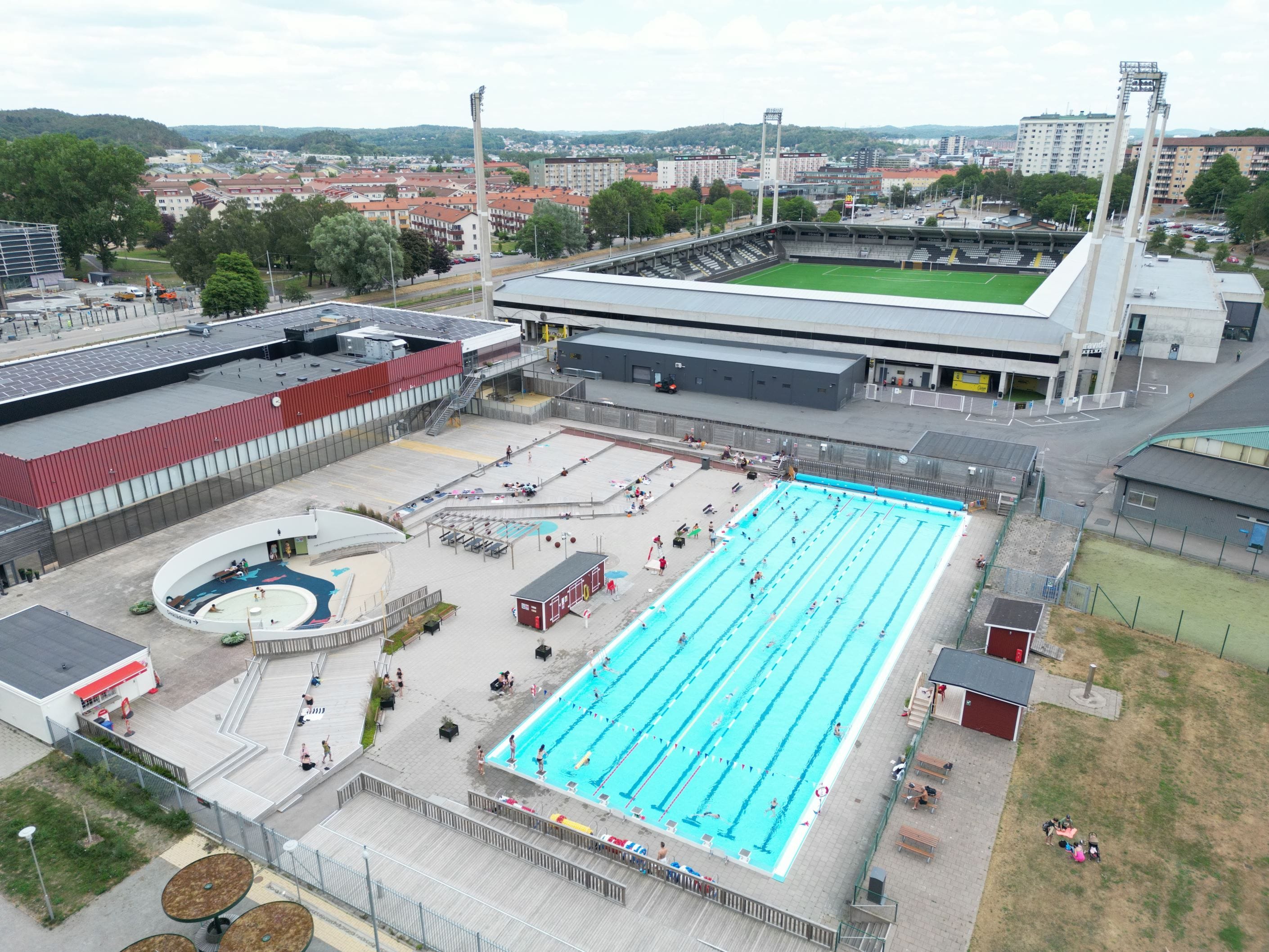 Lundybadet, Bravida Arena och Rambergsrinken