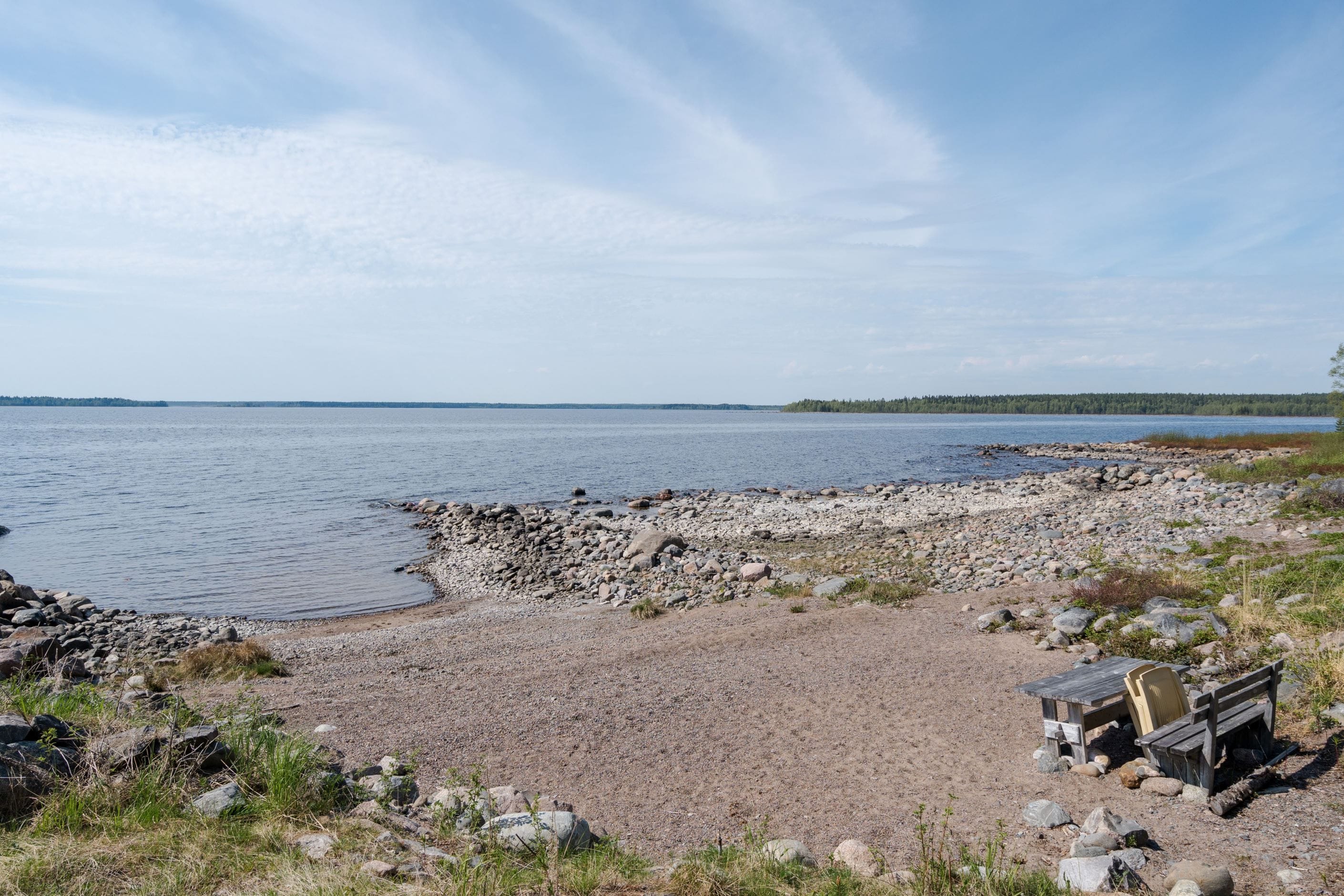 Badplats i området