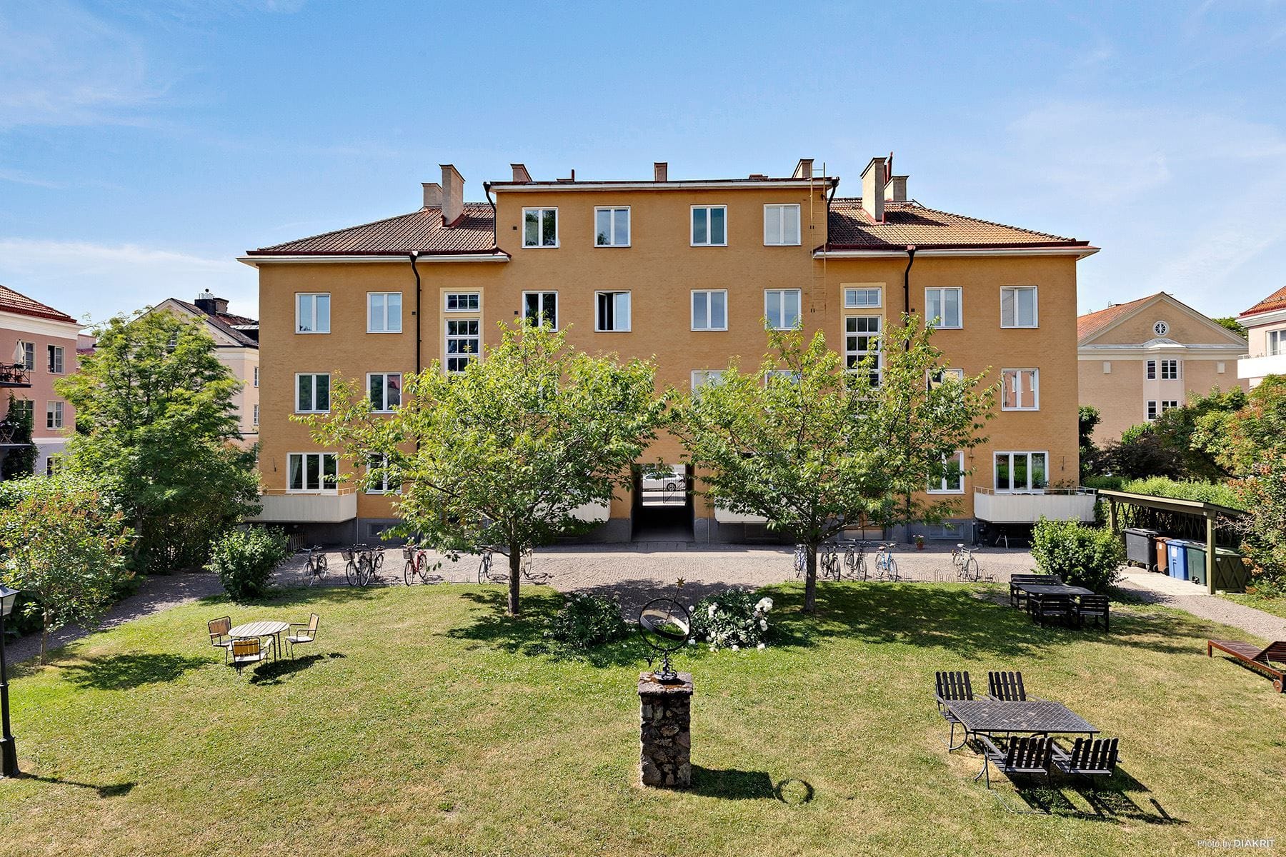 Fasadbild från innergården