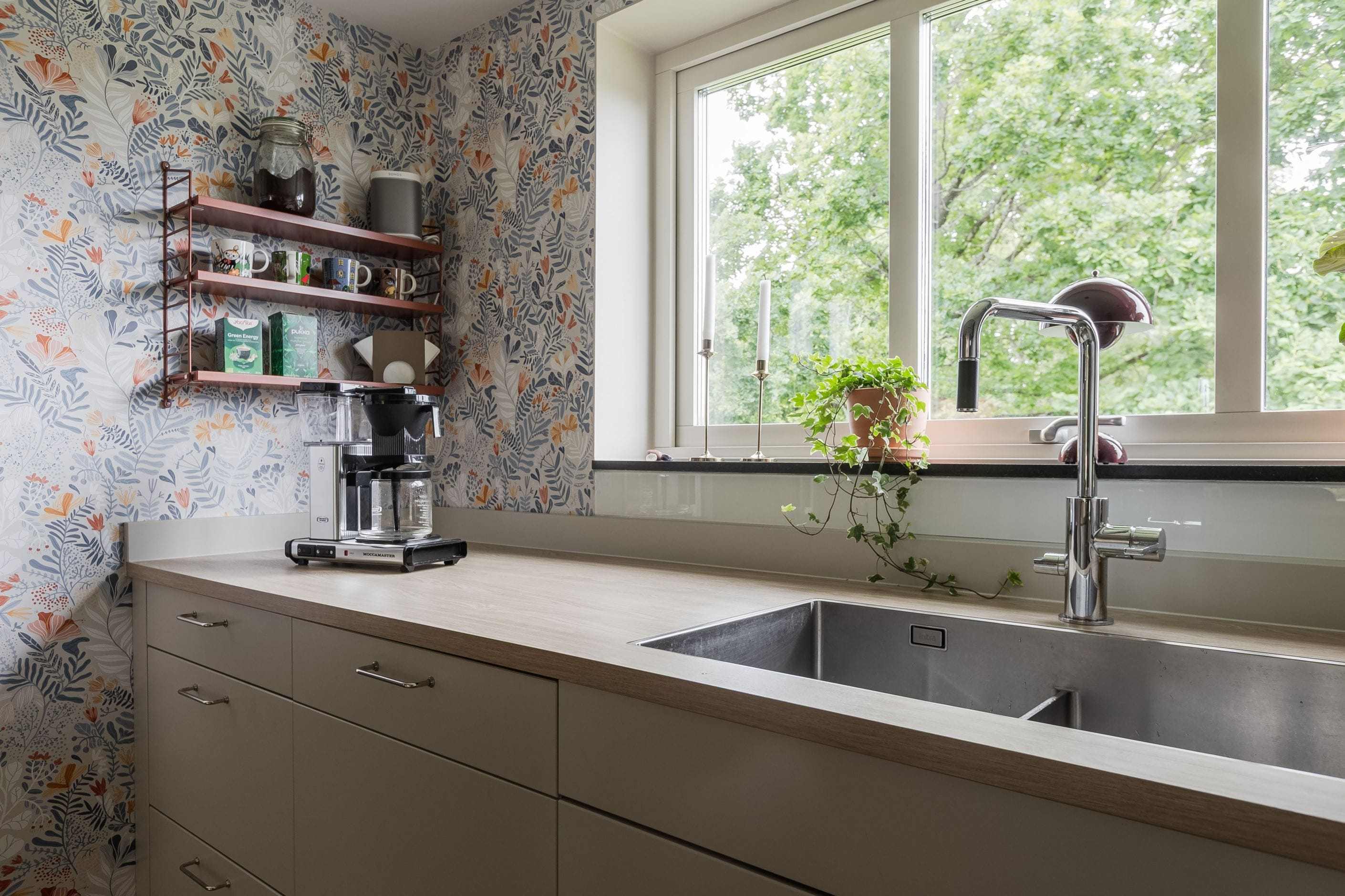 Fina materialval och detaljer