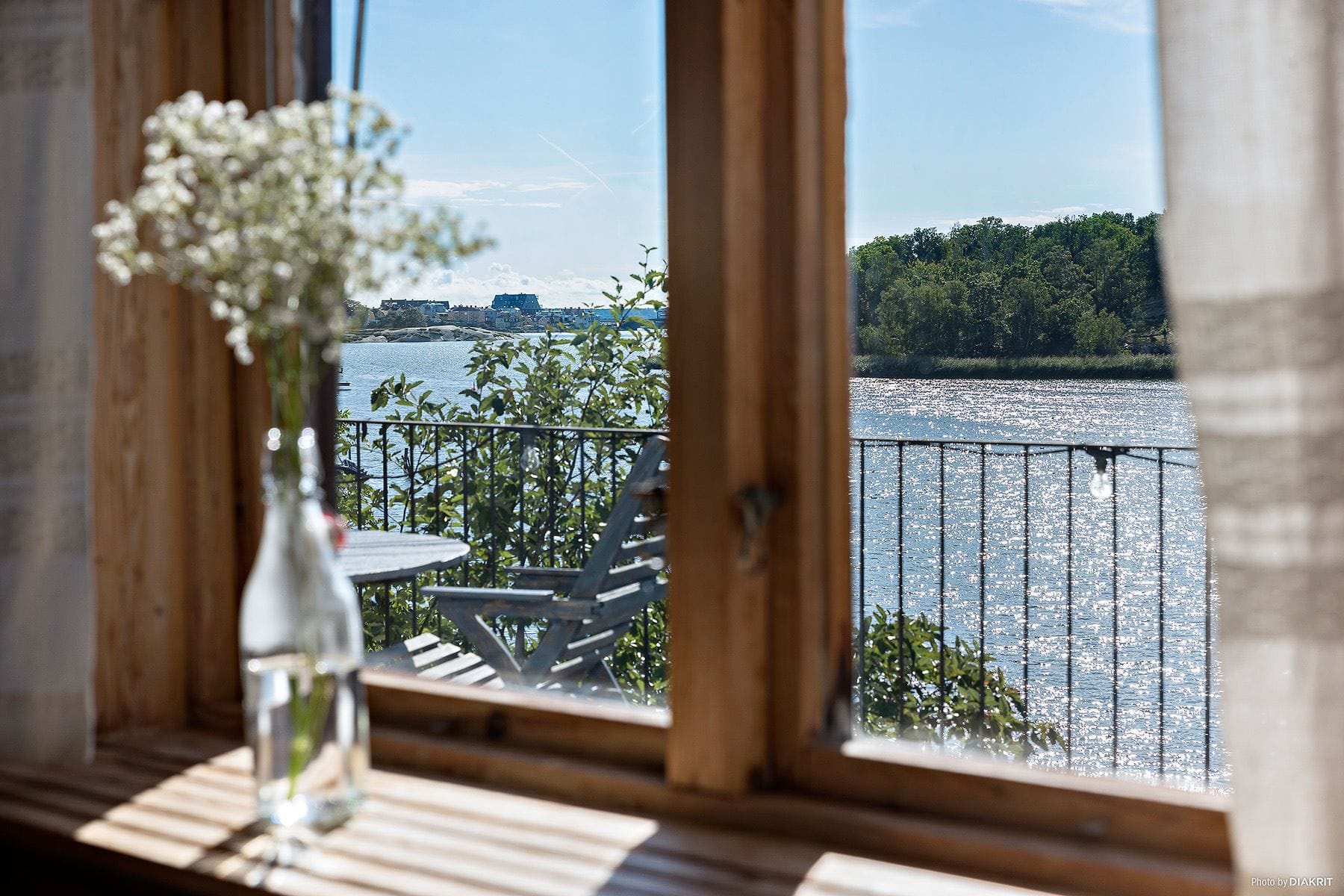 Kök med havsutsikt