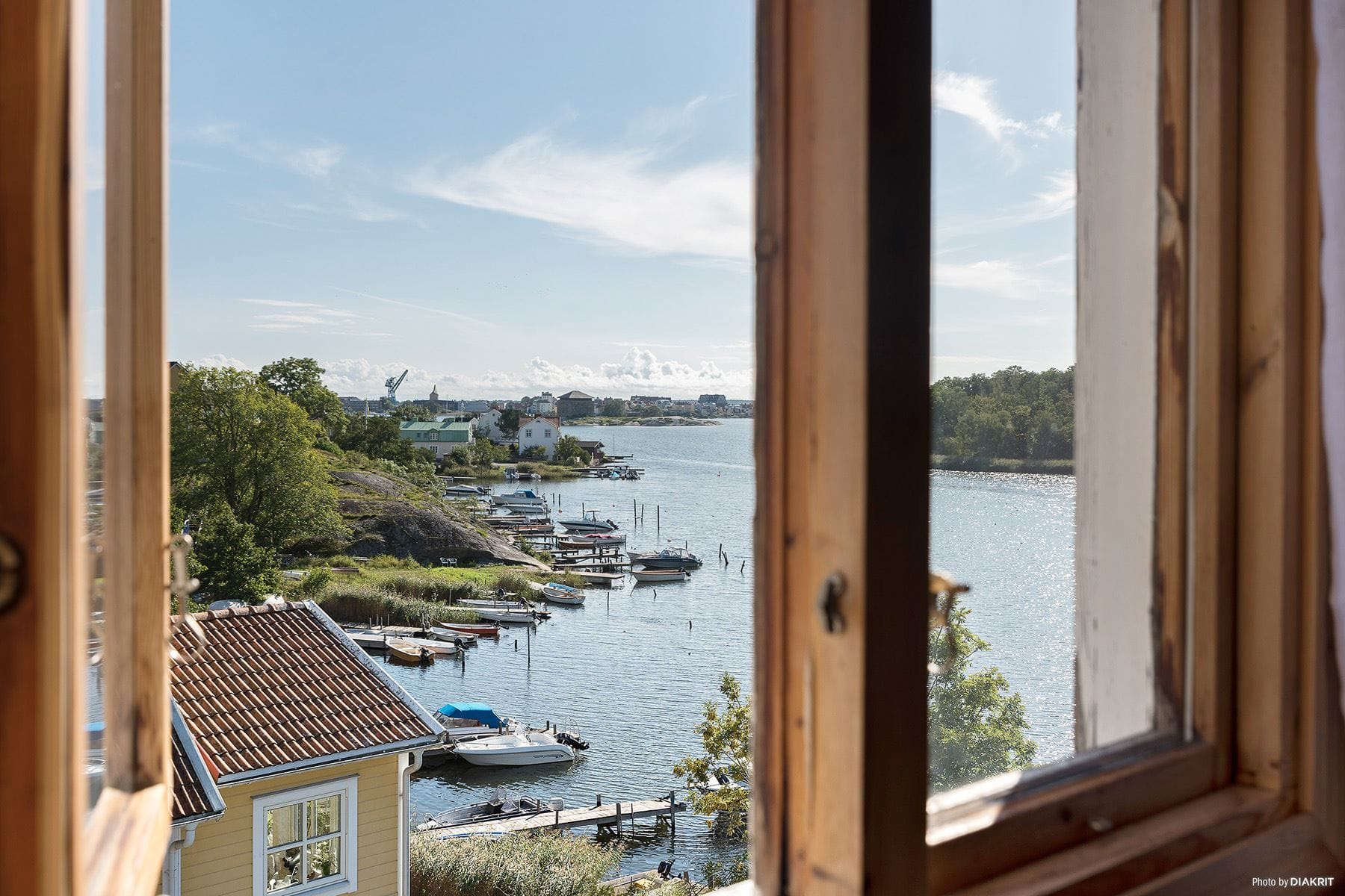 Havsutsikt från vindsplanet