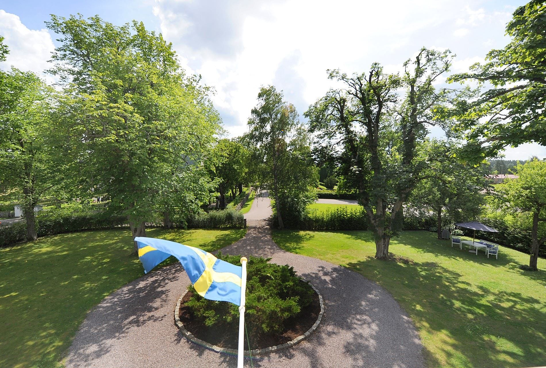 Vy från balkong
