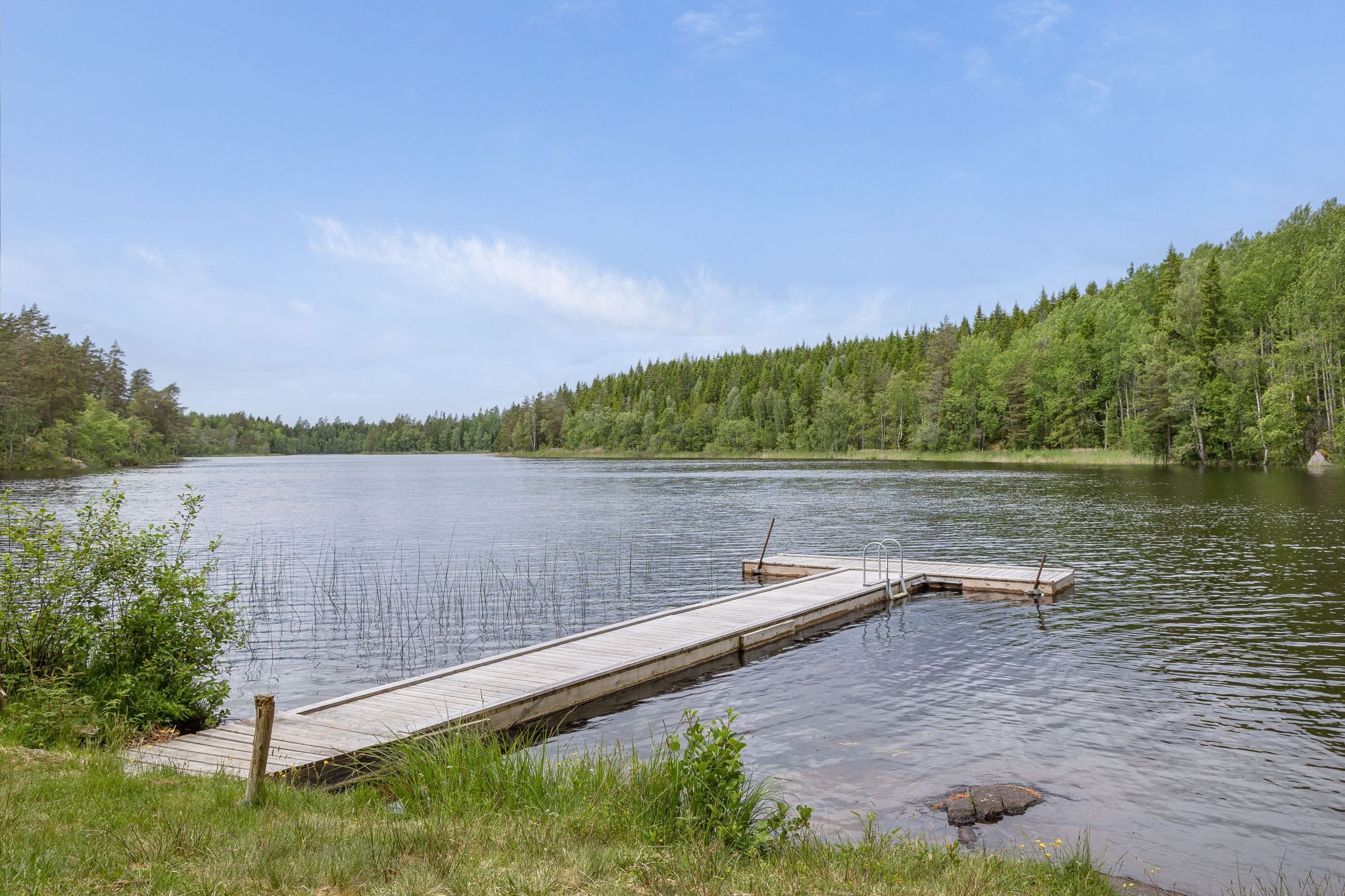Badplats vid Eksjön