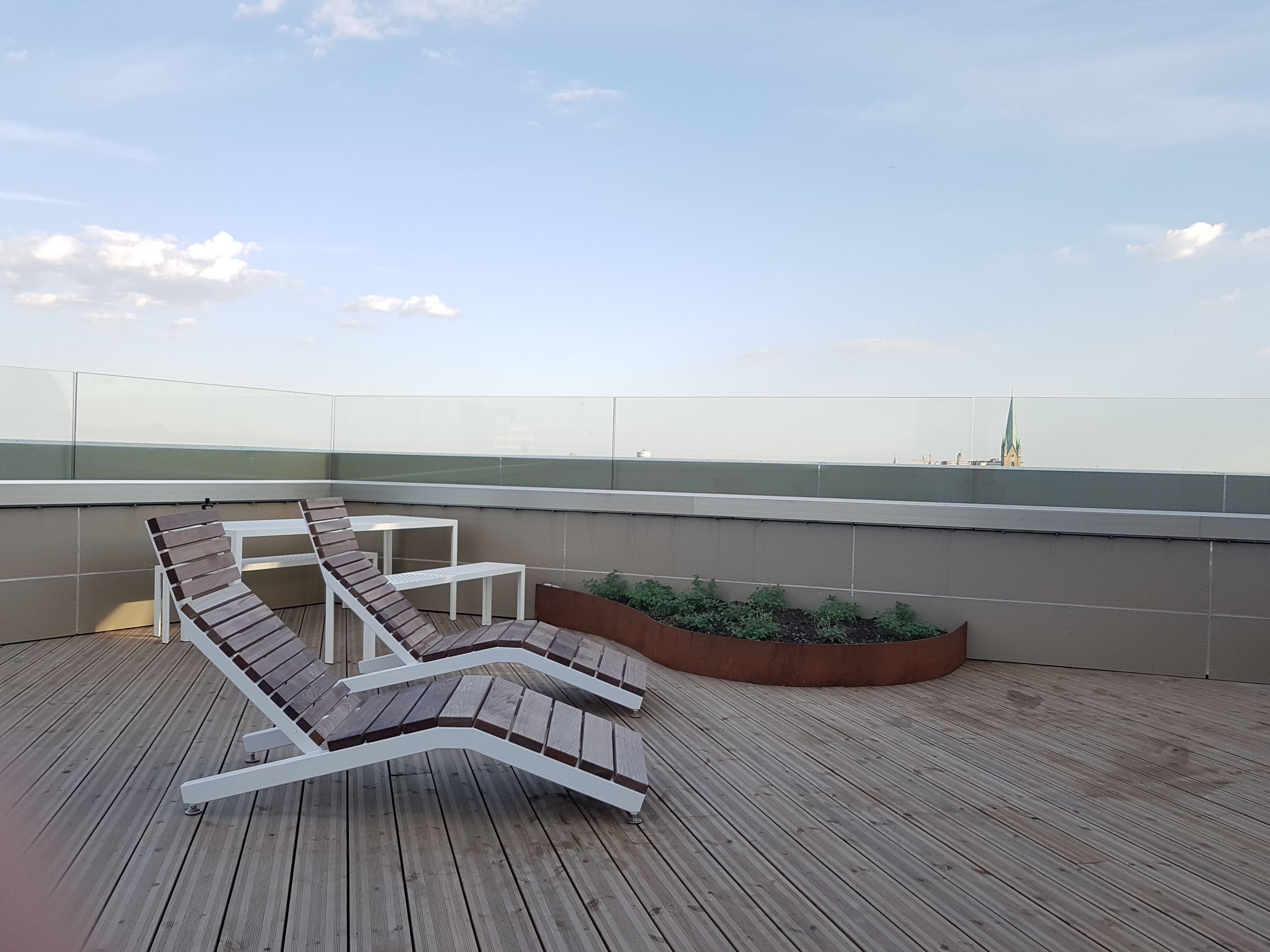 Härlig takterrass