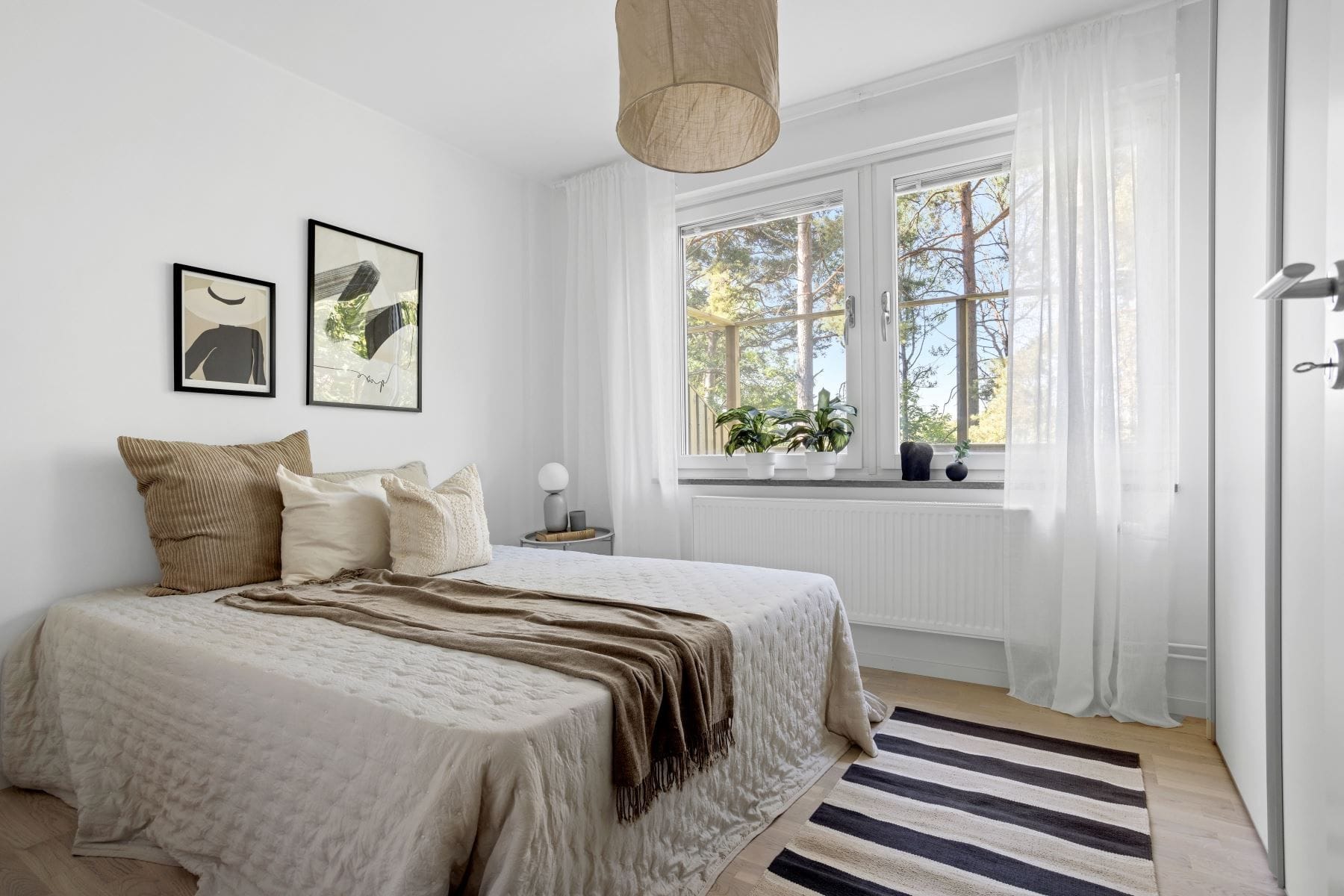 Inspirationsbild - dubbelsäng får plats