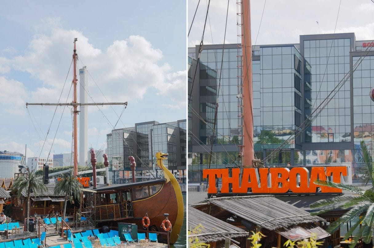 Populära Thai Boat