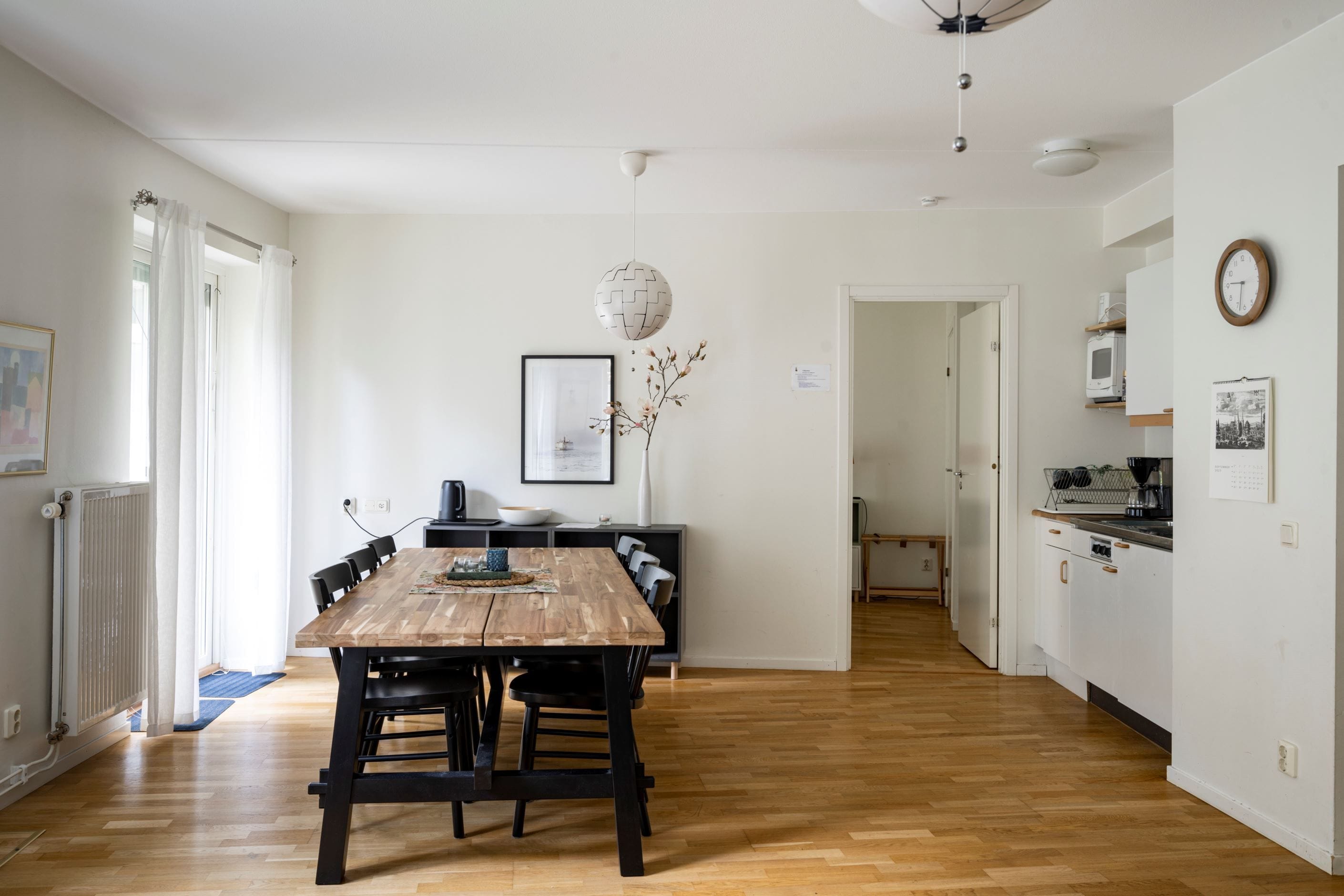 En av föreningens två övernattningslägenheter