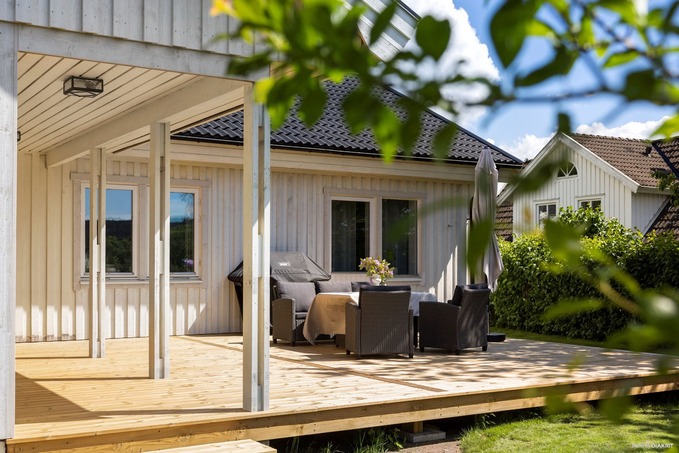 Trevlig uteplats