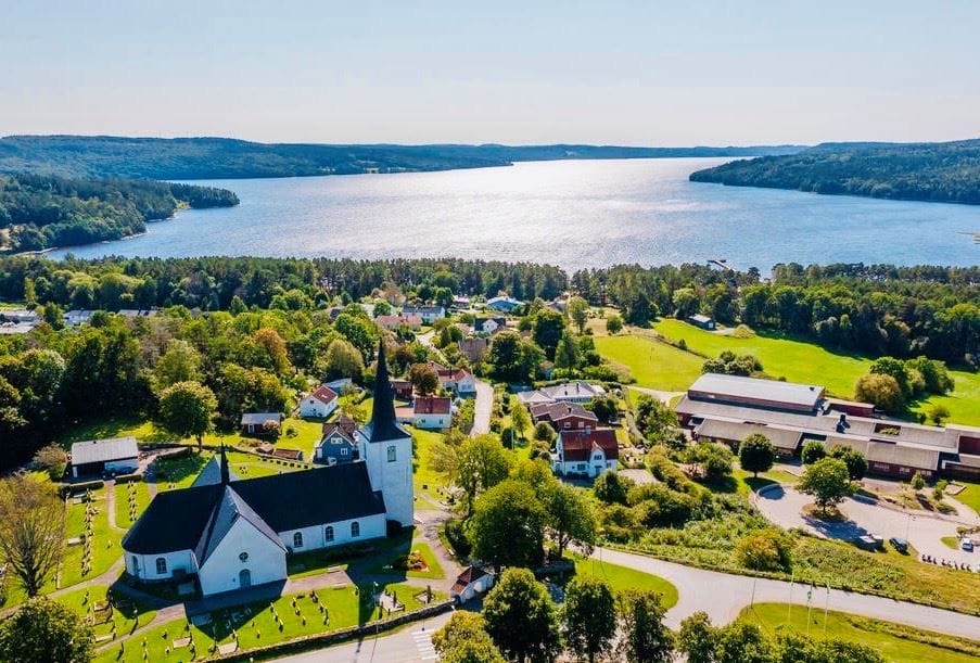 Vy från samhället