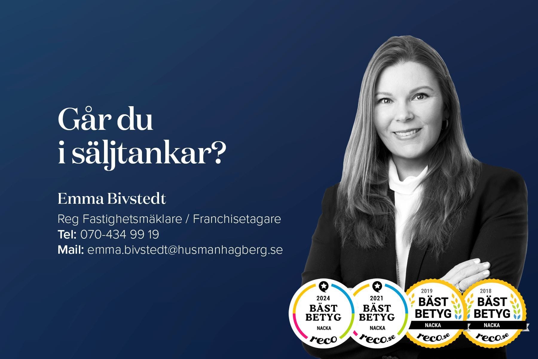 Går du också i säljtankar? Jag hjälper dig gärna! Varmt välkommen att kontakta mig för ett möte.