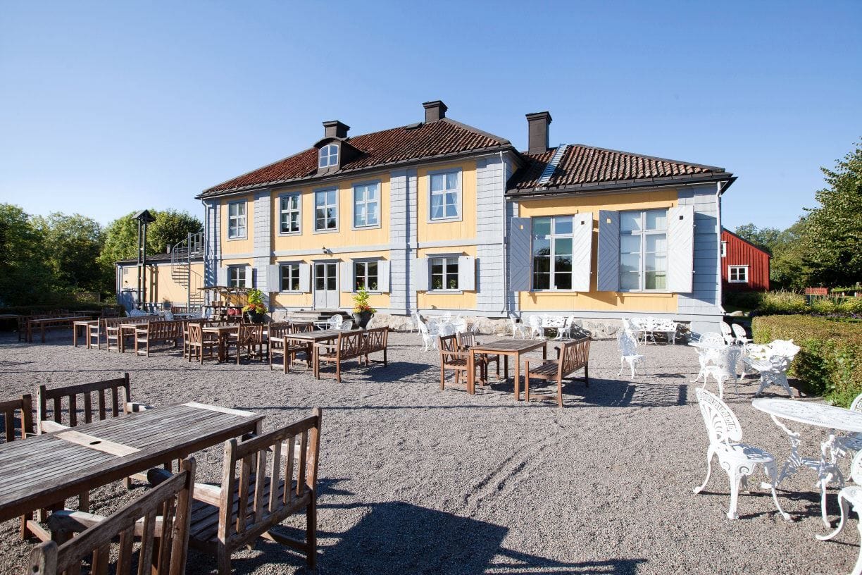 Nyckelvikens herrgård med mysigt café