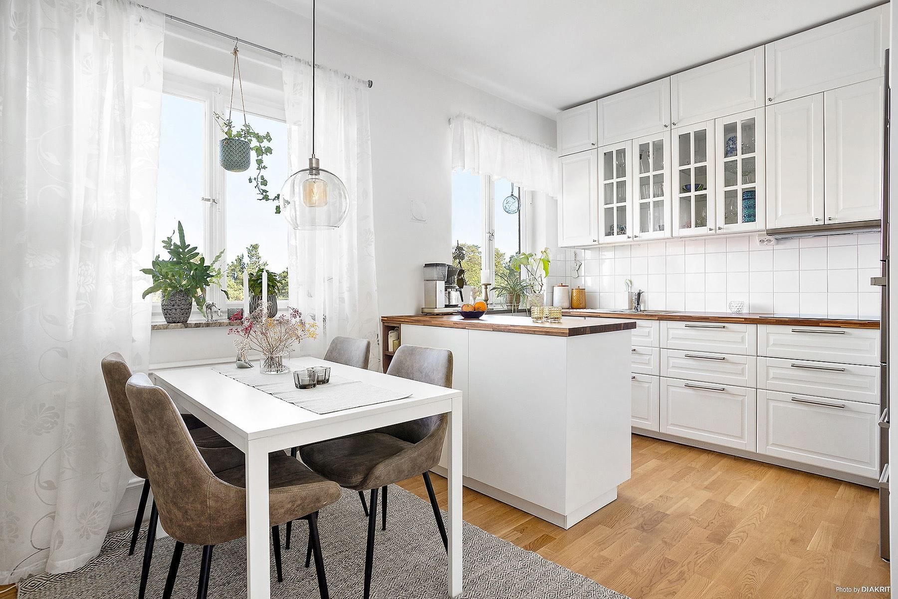 Kök med matplats