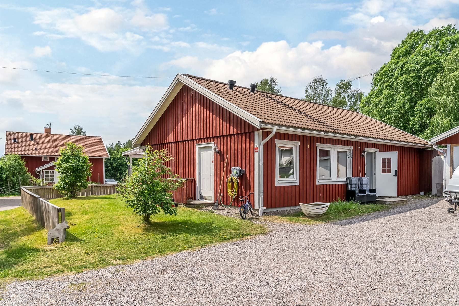 Enplansvilla med garage på mysig återvändsgränd